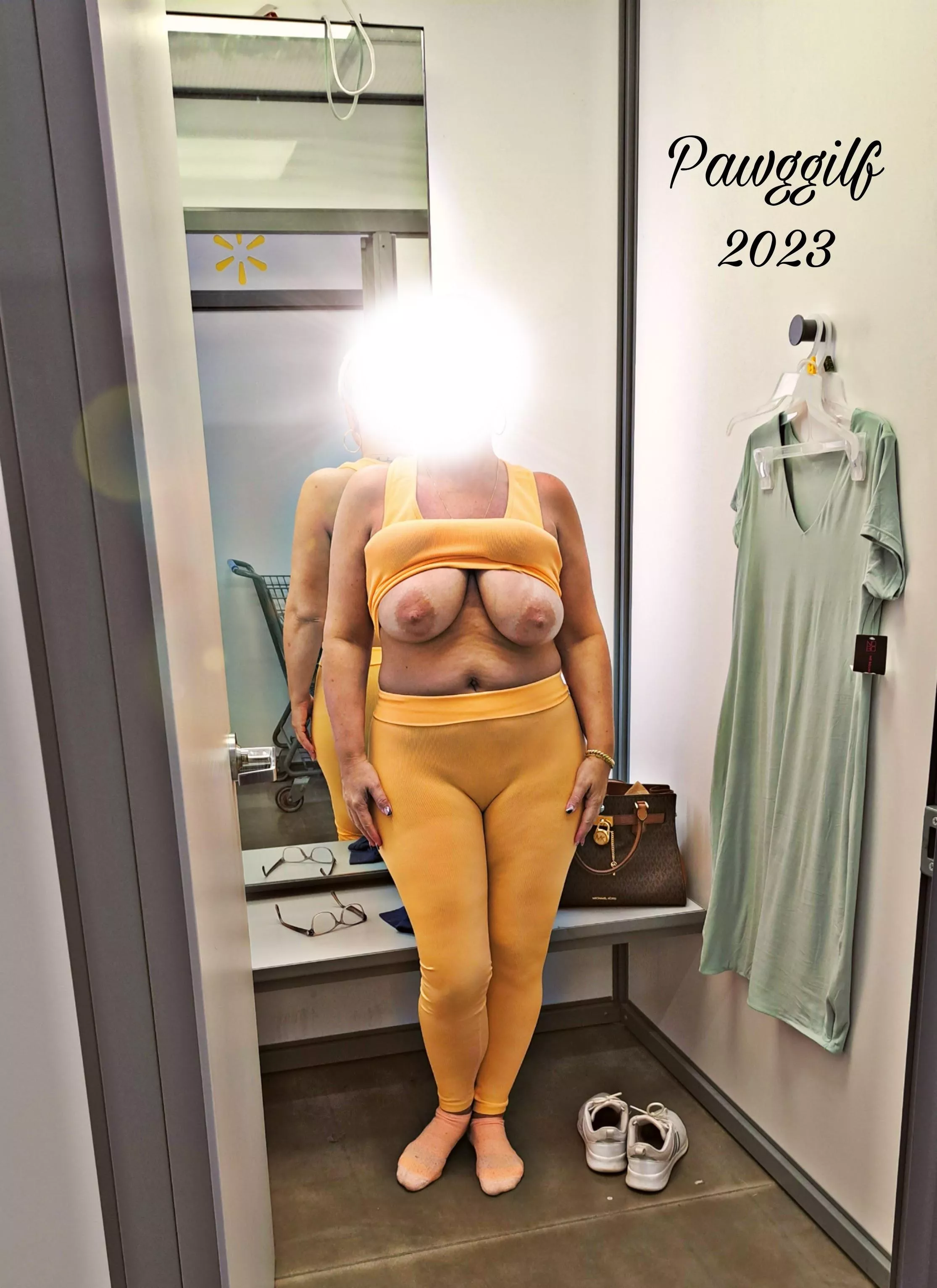 GILF hangers with the Wal-mart door open? Of course! posted by Pawggilf100
