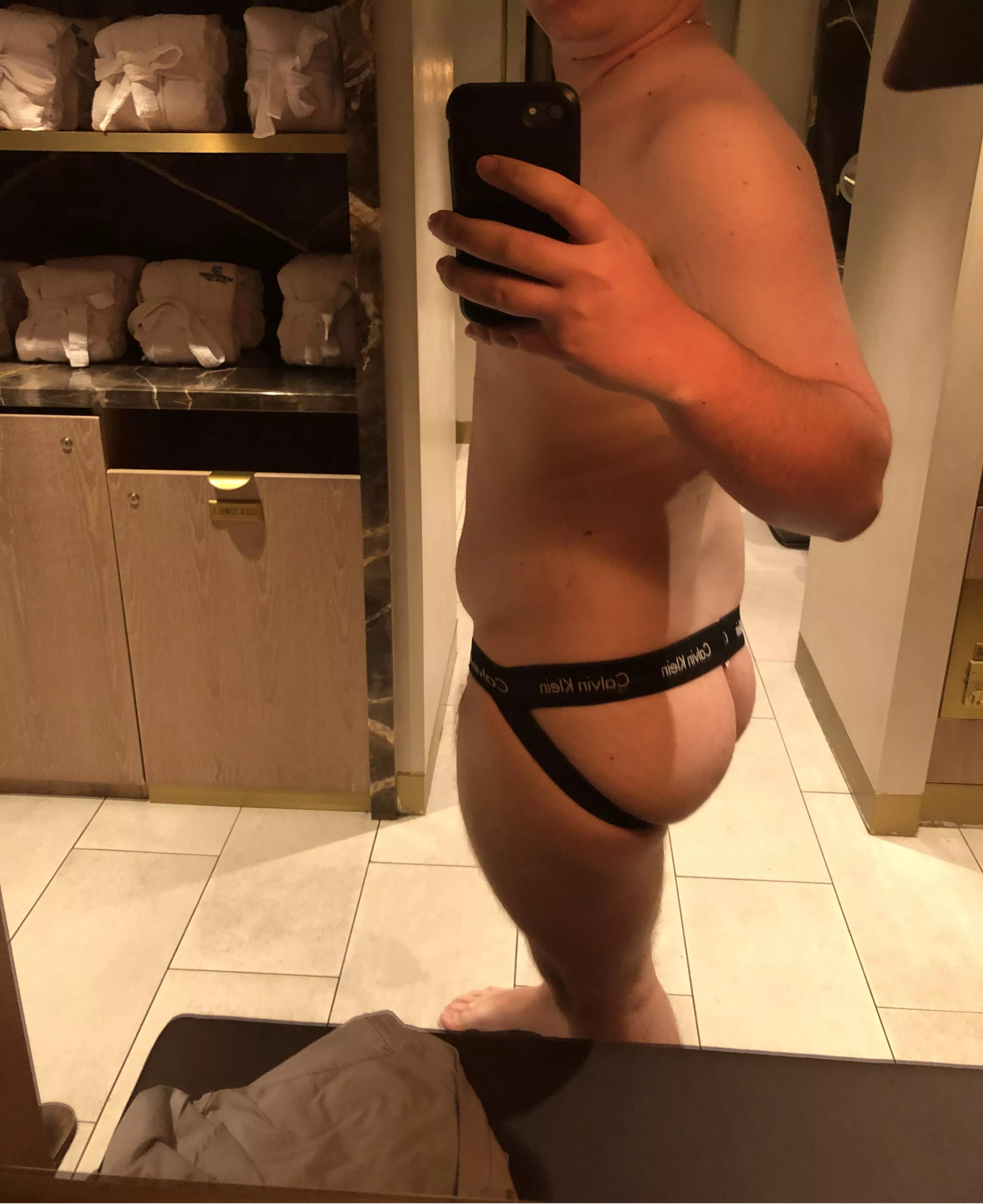 In the cruise ship locker room posted by TechnicalUsername