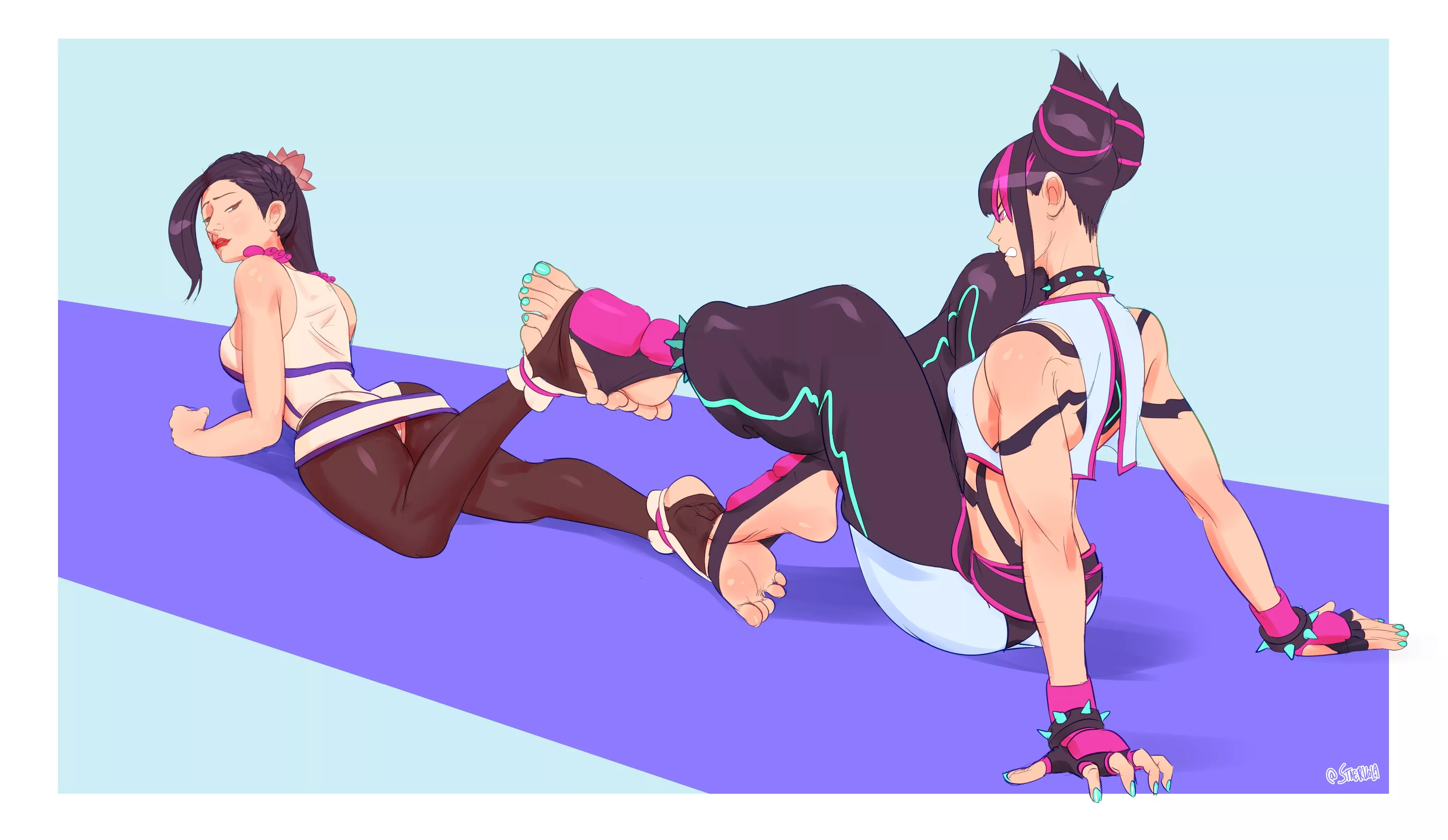 Juri and Luong (Staerk) [Street Fighter/The King of Fighters] posted by Lachryma_ud
