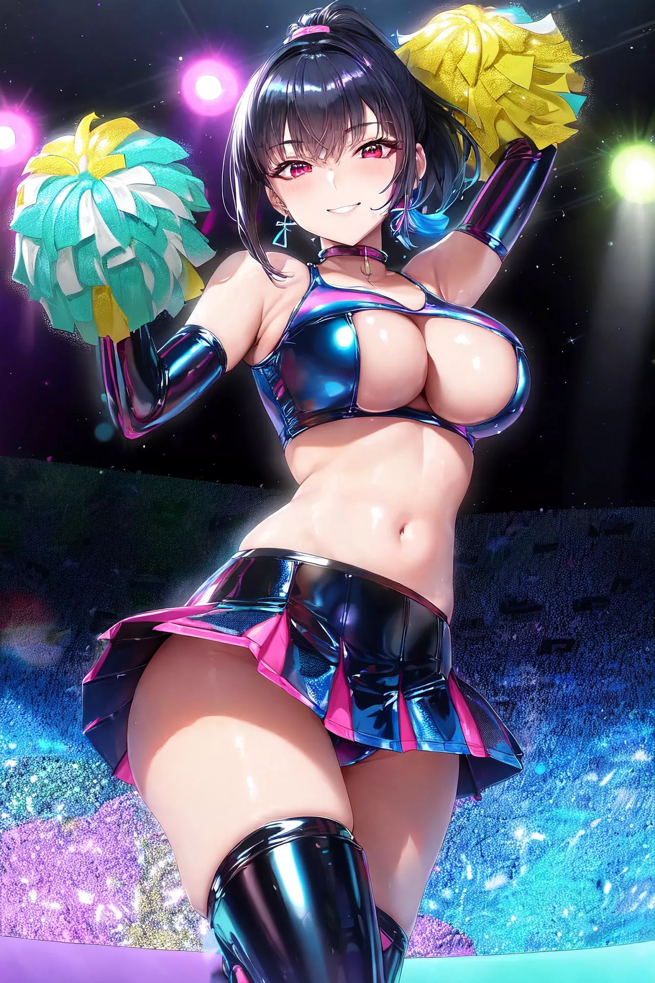 Latex Cheerleader posted by CheetahSperm18