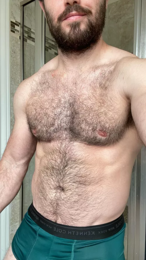 Liked how my chest hair looked today by VirusZealousideal542