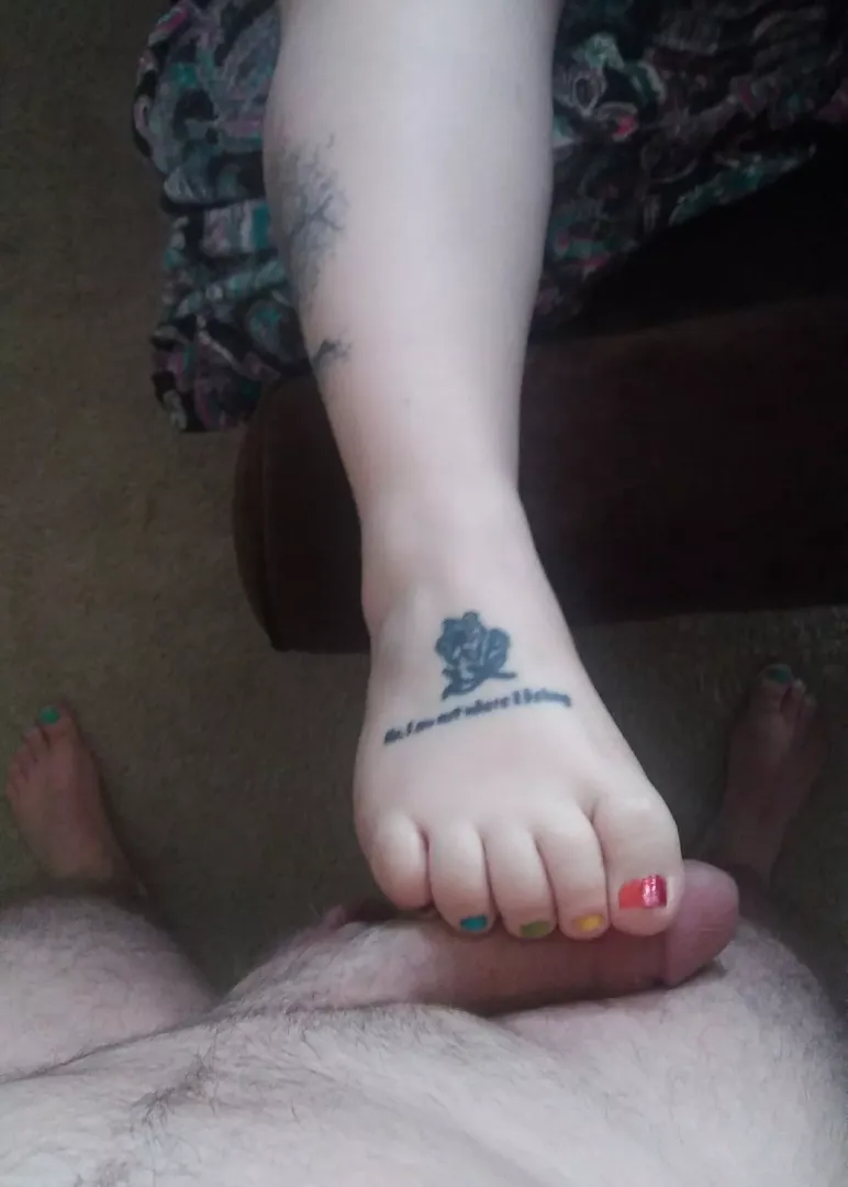 My BBW Rainbow Toes by MrsPurpleToes