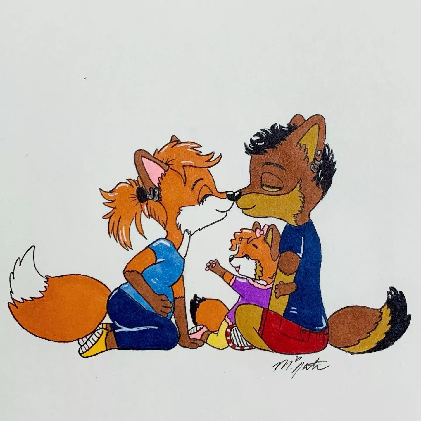 My furry family portrait posted by melly_722