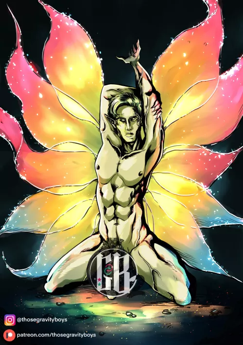 My newest character Kalisz based on the Great Fairy from LOZ:TP! (Gravity Boys links in comments) by thosegravityboys