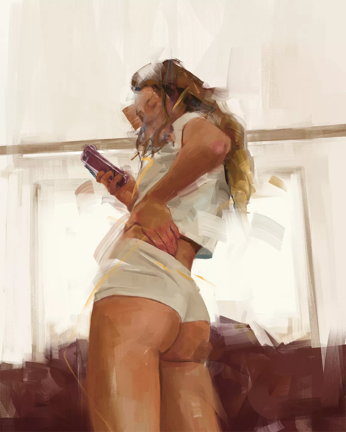 Phone Addiction Part 1/4 by me posted by TheRed_PolarBear