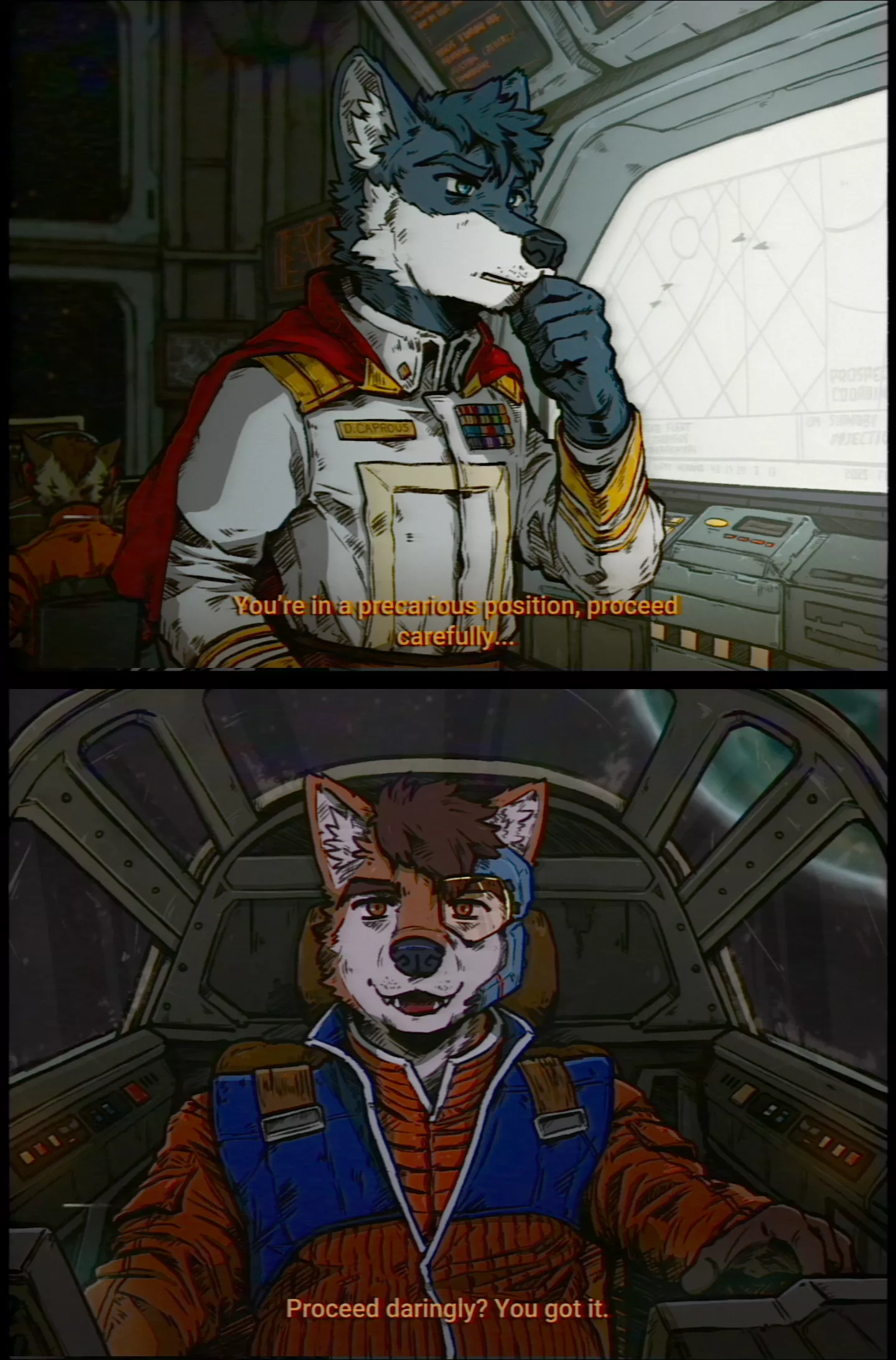 Proceeding daringly (Commission by DWC Marshal Arts for Karus Daedlyn on Twitter) posted by DWCMarshalArts