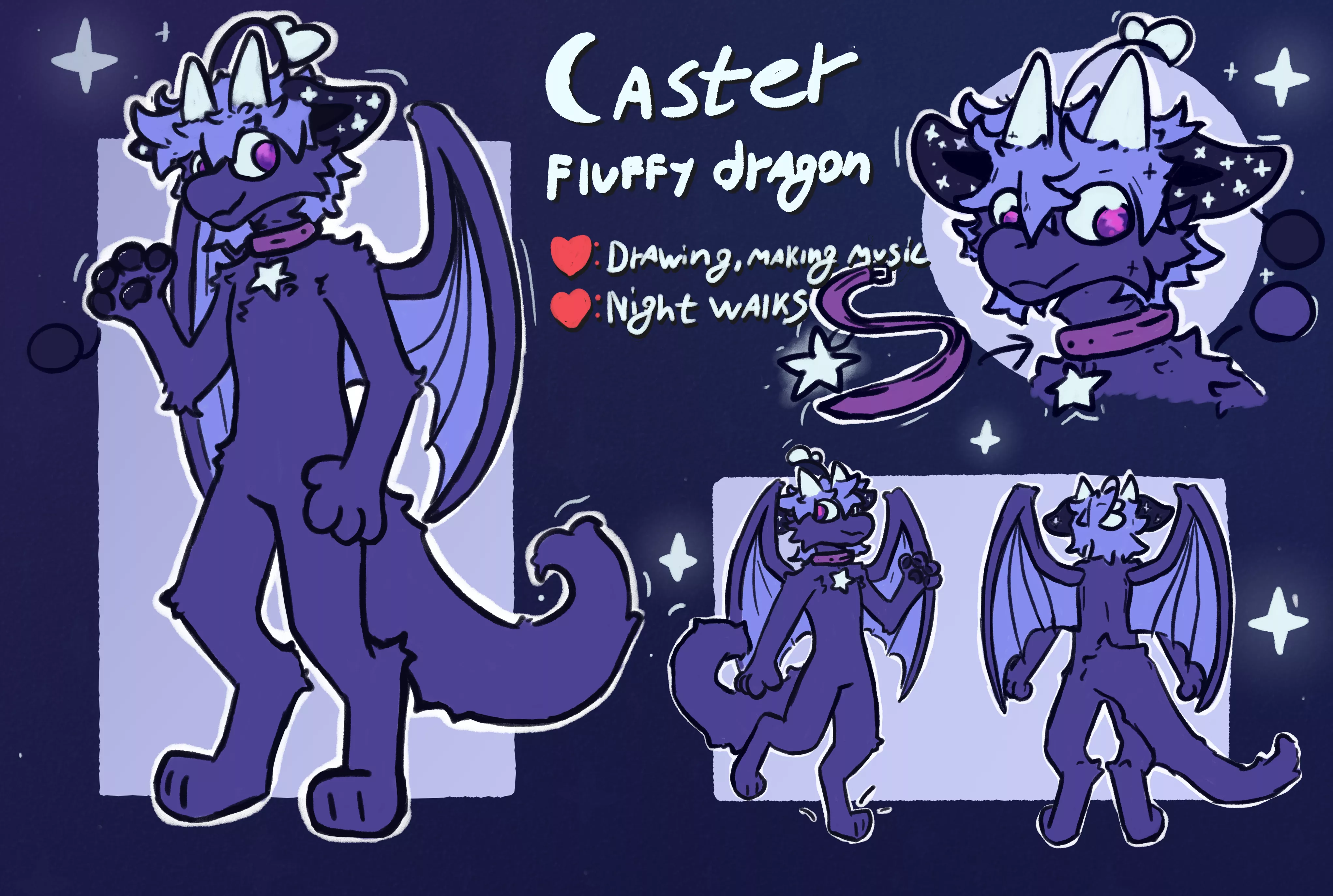 Ref sheet for my dragon (Art by me) posted by DumbDwagon