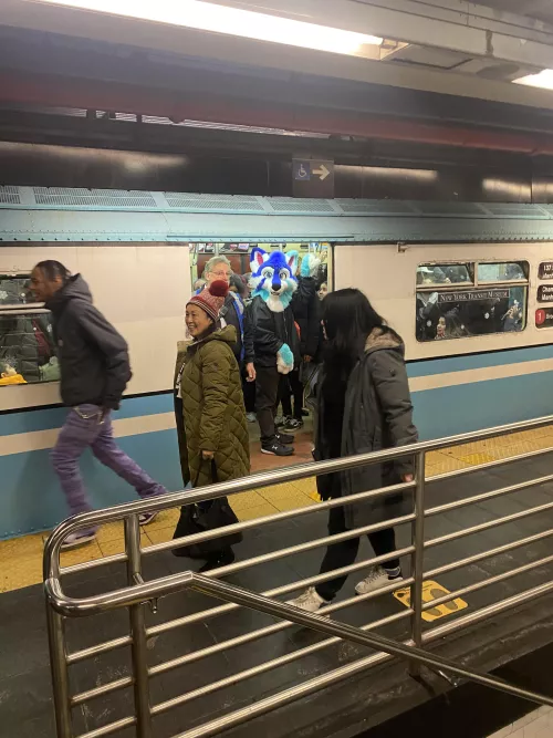 Saw this guy on the NY MTA Nostalgia Ride back in December by IceCreamMeatballs