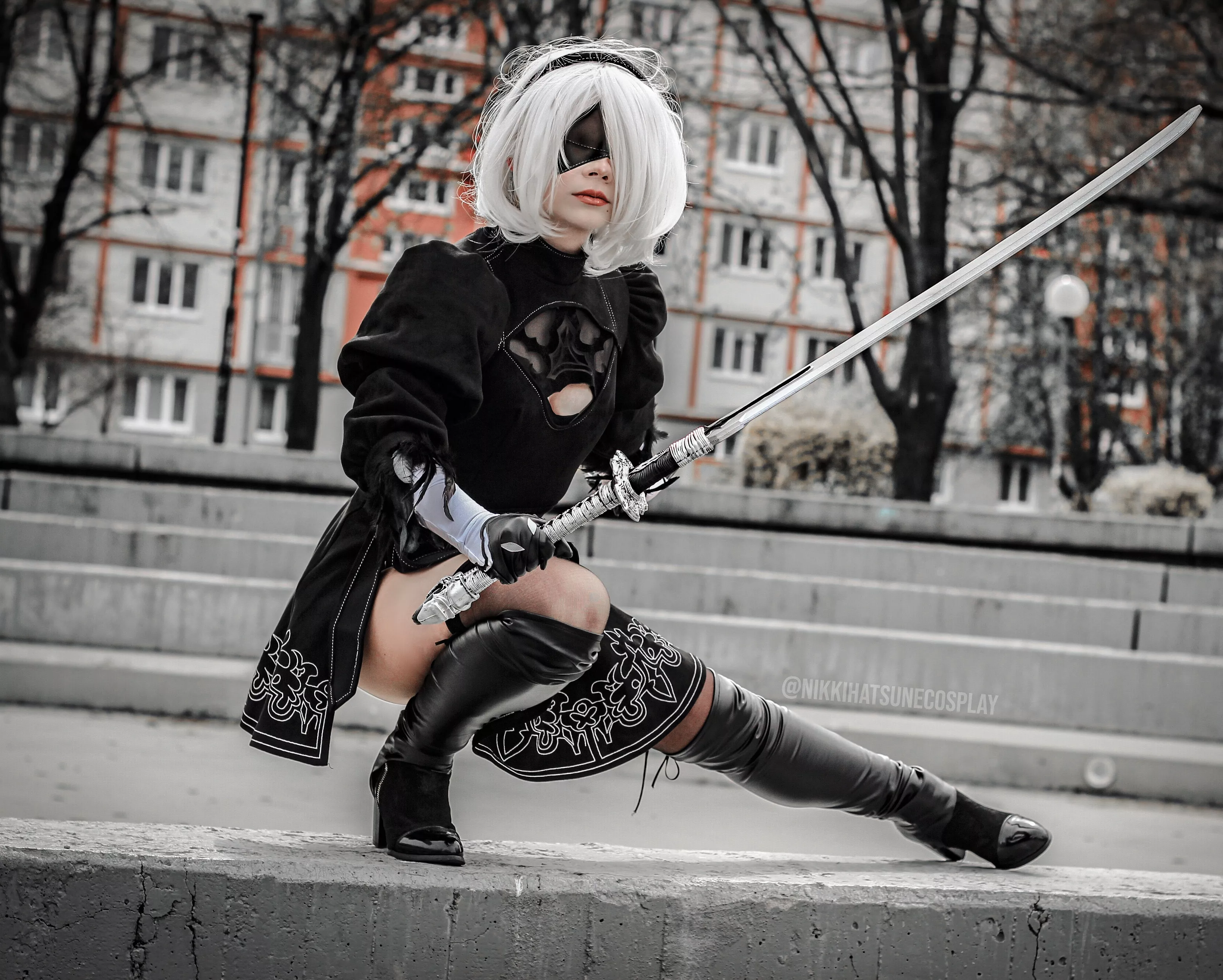 [self] 2B from NieR:Automata by nikkihatsunecosplay posted by nikkihatsune