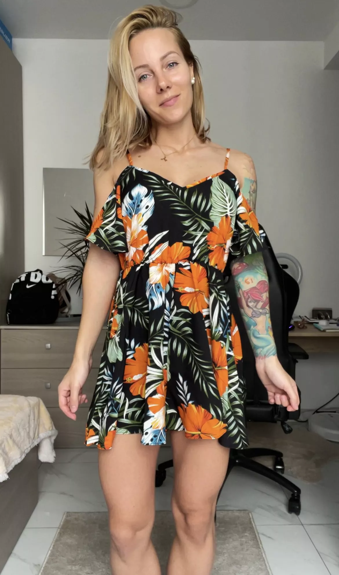 Summer is right around the corner and I bought a new dress! 🐭 What do you think? posted by sagittarinaofficial