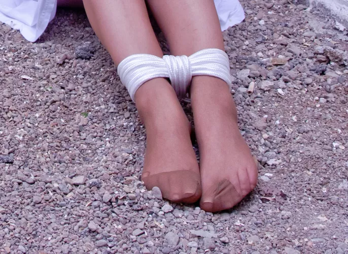 Tied ankles 🪢 by FetishAstrid