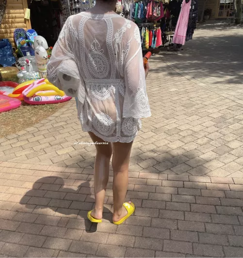 Do you think that anyone from the store noticed that my swimsuit was missing? by Abnoagmdaarnia