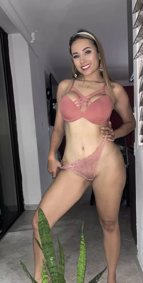 Do you want me to pull them down babe? or do you want to just pull them to the side. by Xcolombian_mamiX