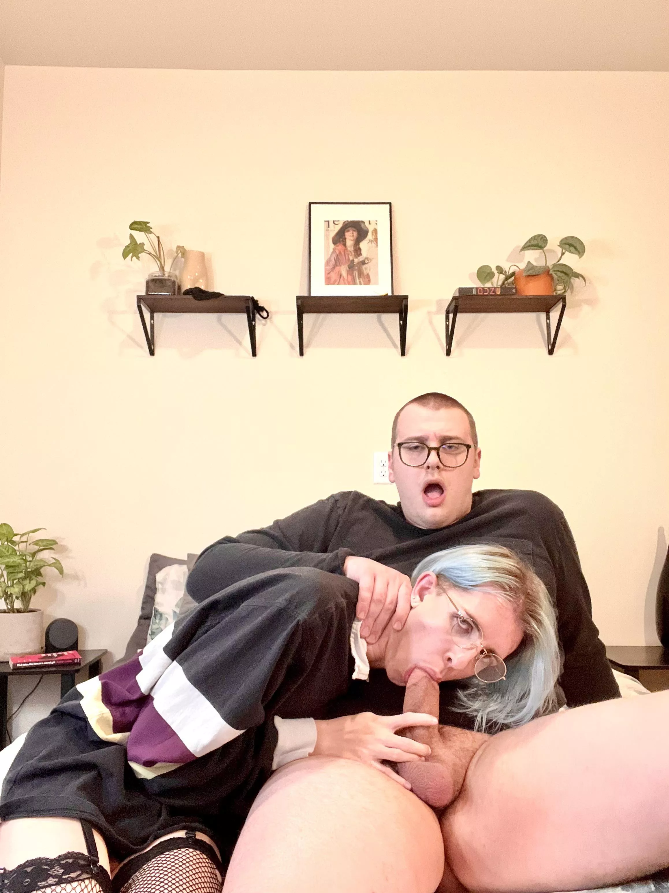 I accidentally nutted in their mouth right when I snapped this shot 😳🤫 posted by hvntercinema