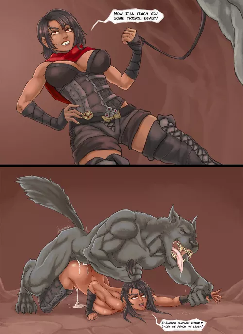 Lydia - failed huntress (Rammionn) by EnigmusPrime