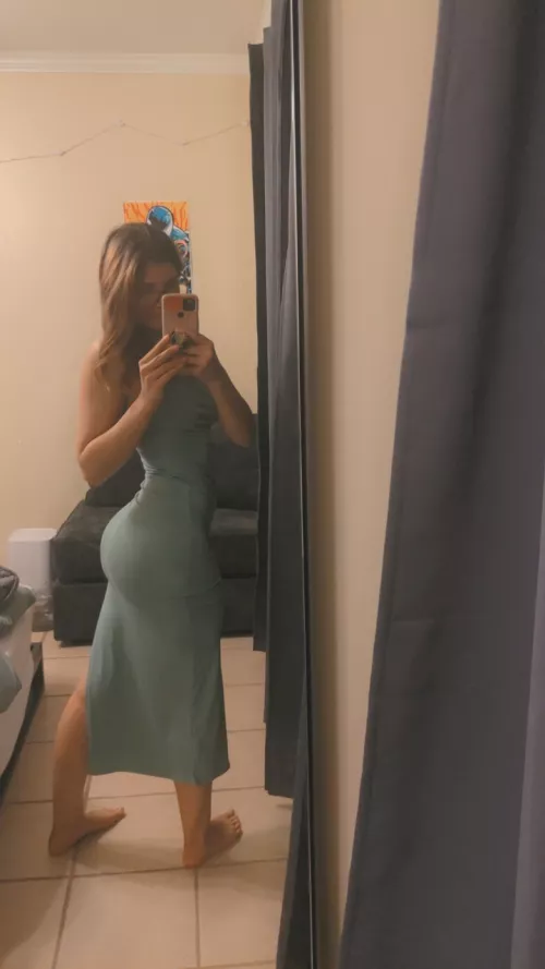 My little booty shows through this dress by Cozysophie