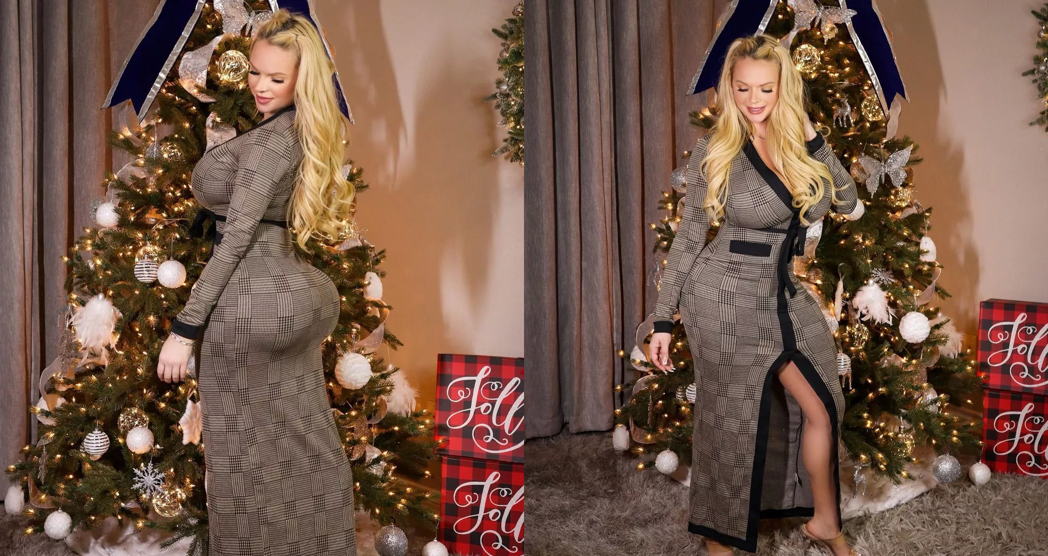 Uber-Thicc Blonde On Christmas posted by bogeyj