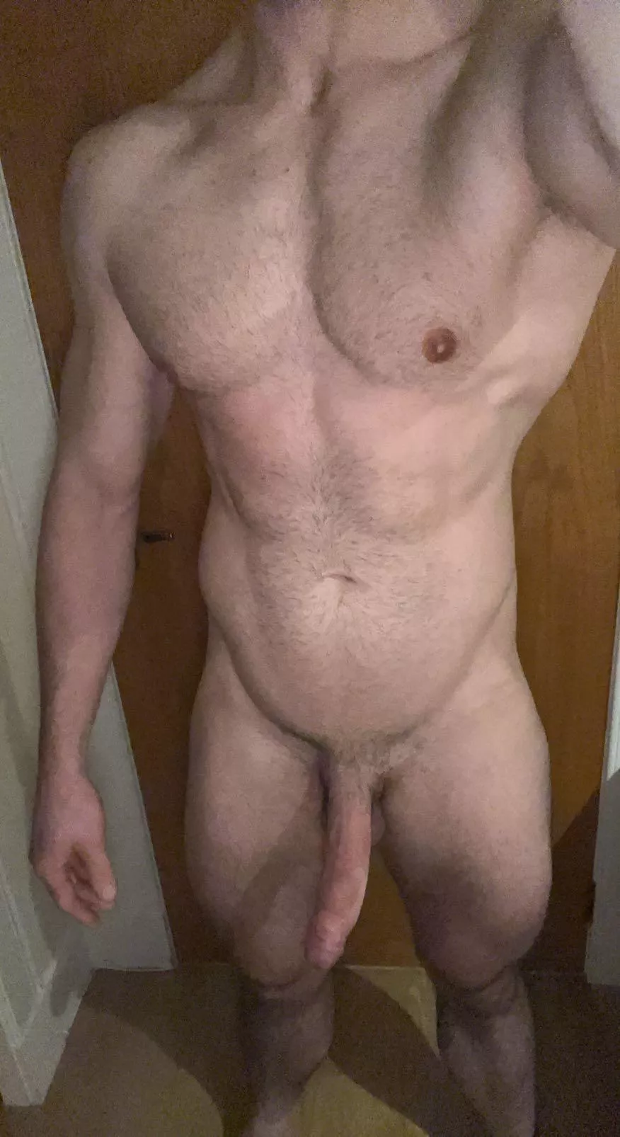 [32] Home from work, clothes are off - what’s next I wonder? Hit me with your suggestions… posted by thathotscotsman
