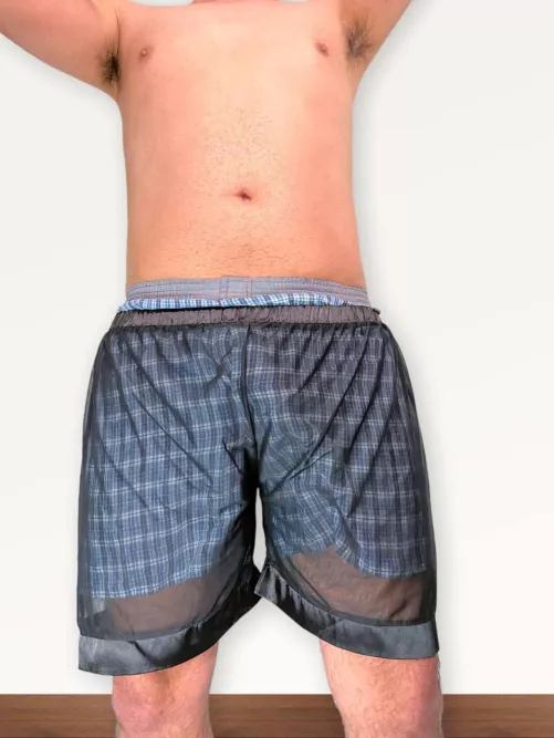 Boxers and see through shorts 😉 by gaylatino_123