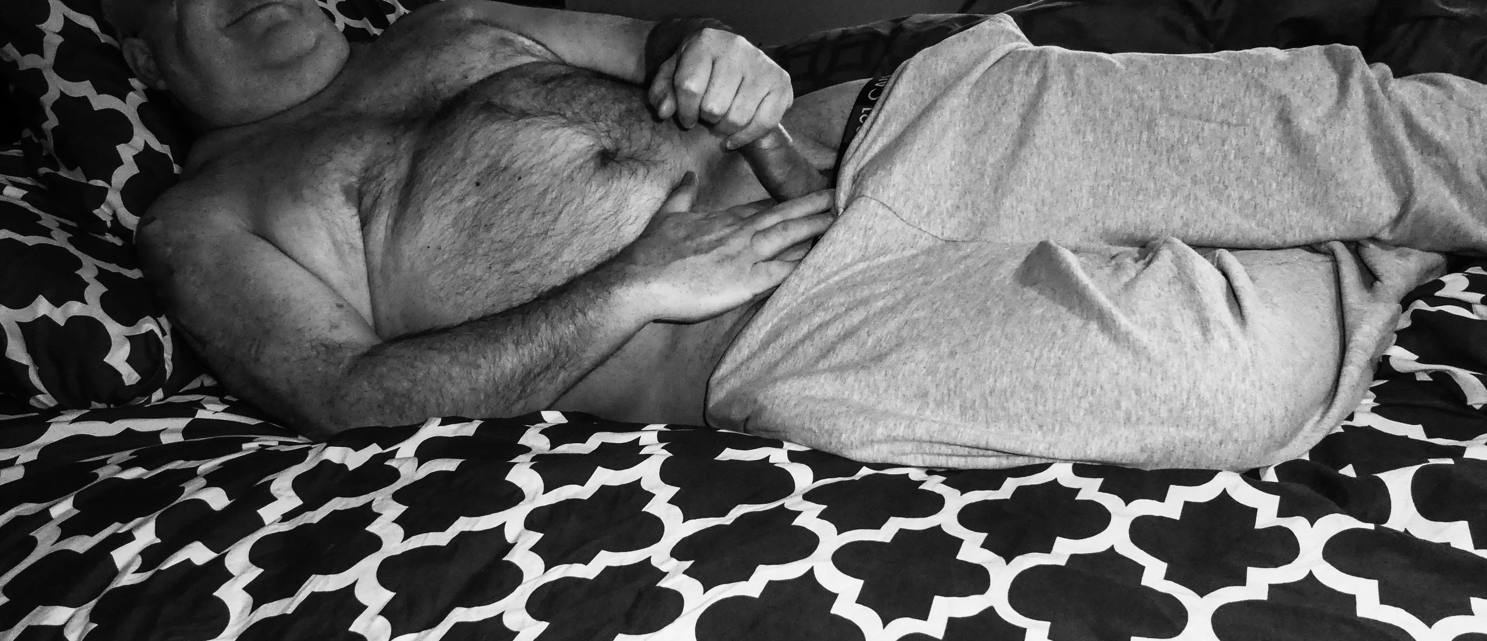 Commando Comfy Stretching Out In Soft & Cozy Sweats 👍😁 posted by hit2muchwlifes2x4