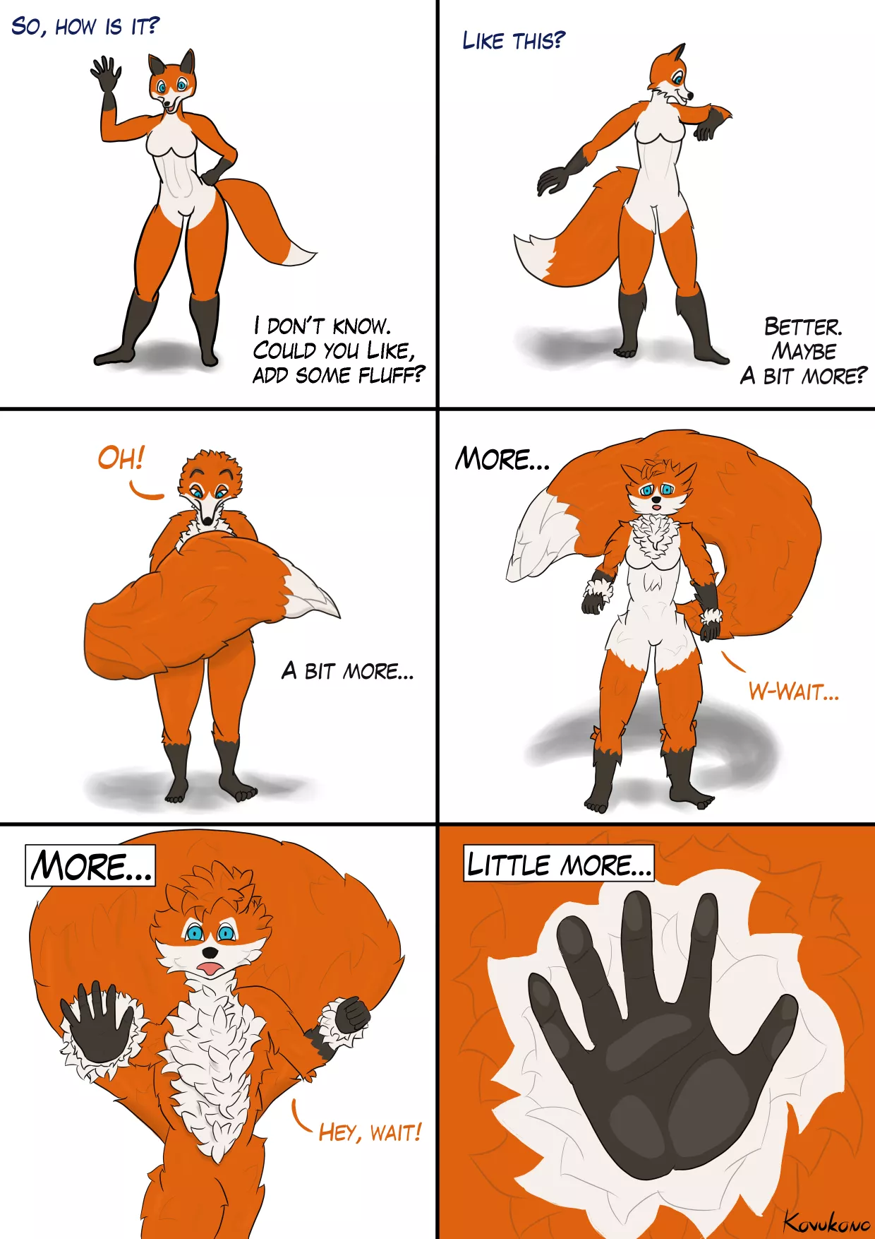 Fluff (art by me) posted by Kovukono