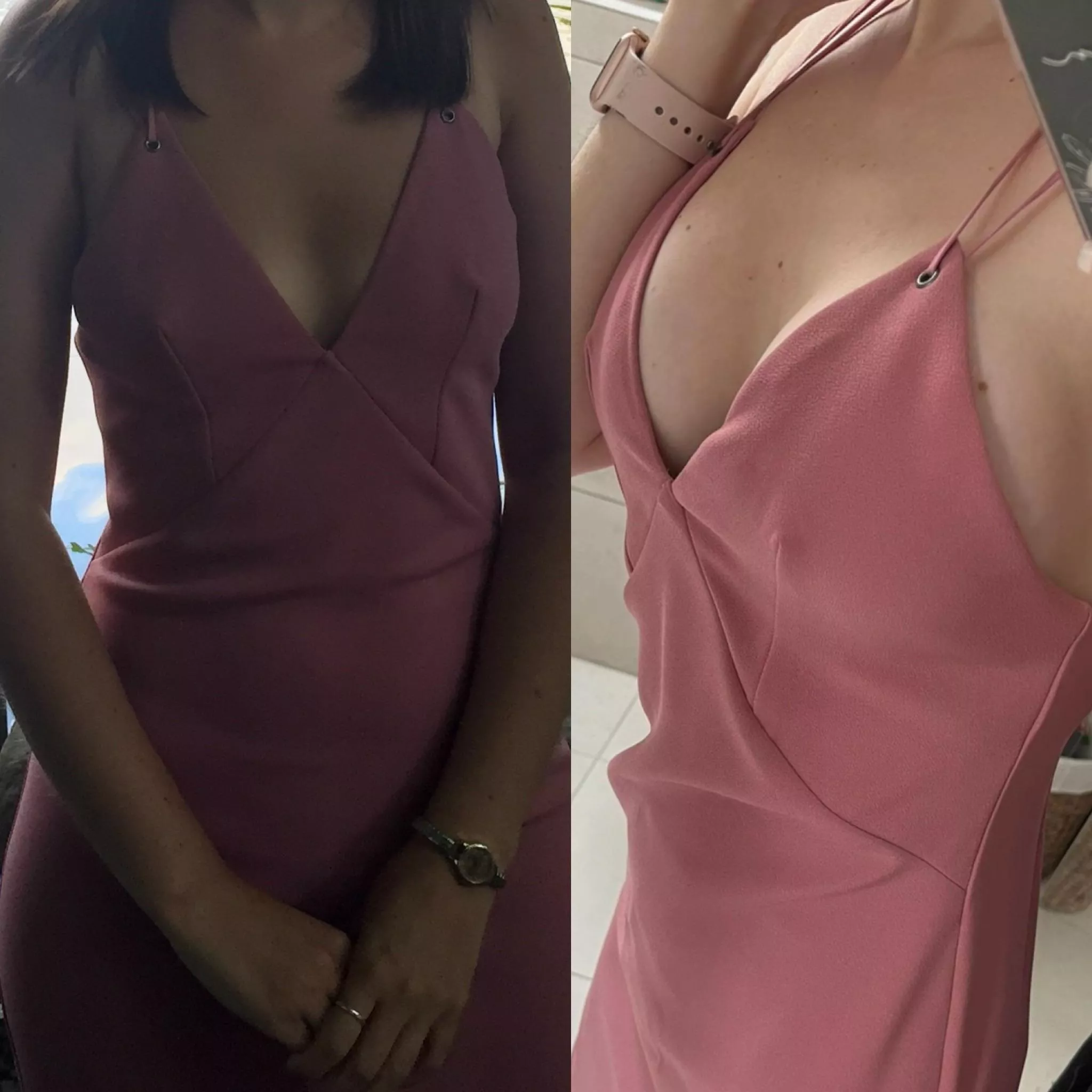 I love trying on old dresses with my new tits posted by stacesum