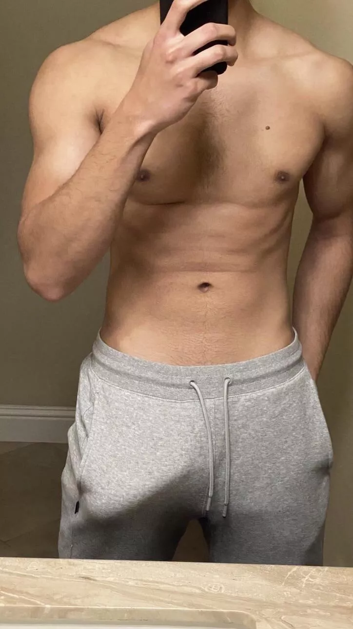 I mean, there’s a reason why gray sweats have the reputation they do. posted by ChillllWill