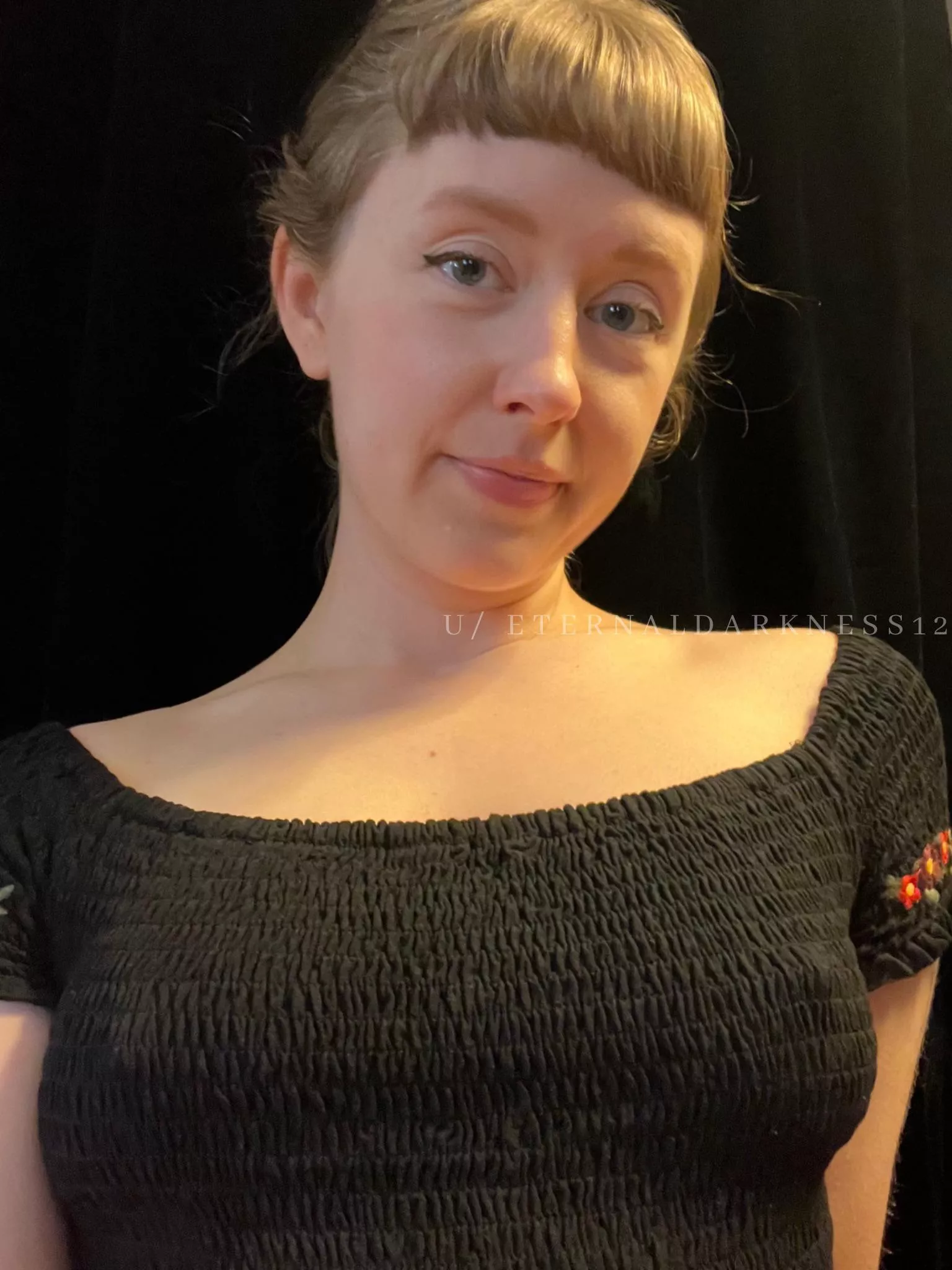 I tried to put on a bra but they wouldn’t let me!! posted by eternaldarkness12