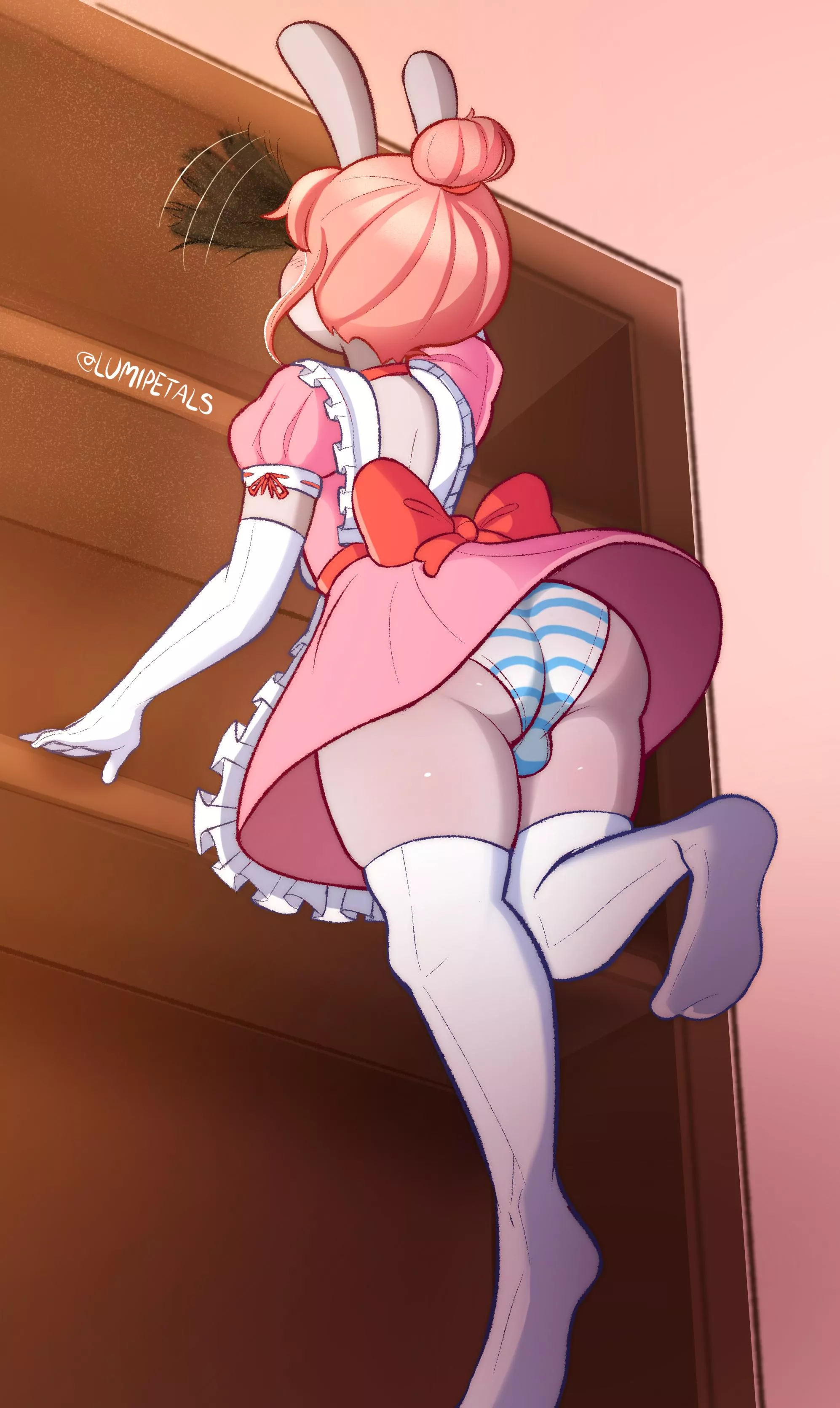 If you're gonna do some cleaning, you might as well dress the part~ (LumiPetals/OC) posted by Lumi-Petals