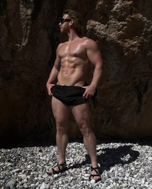 I’m going to get get naked and tan here for the next few hours, hope you don’t mind! by Bearded_alpha1