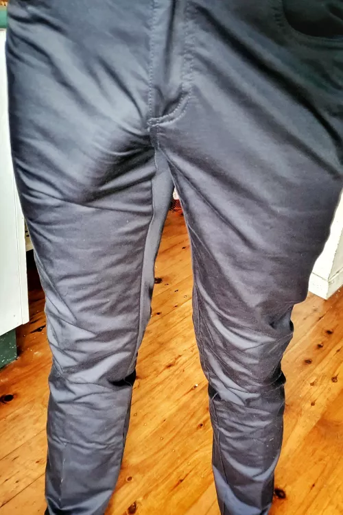 Pants not leaving much to the imagination by S_U-ThrowAway-NSFW