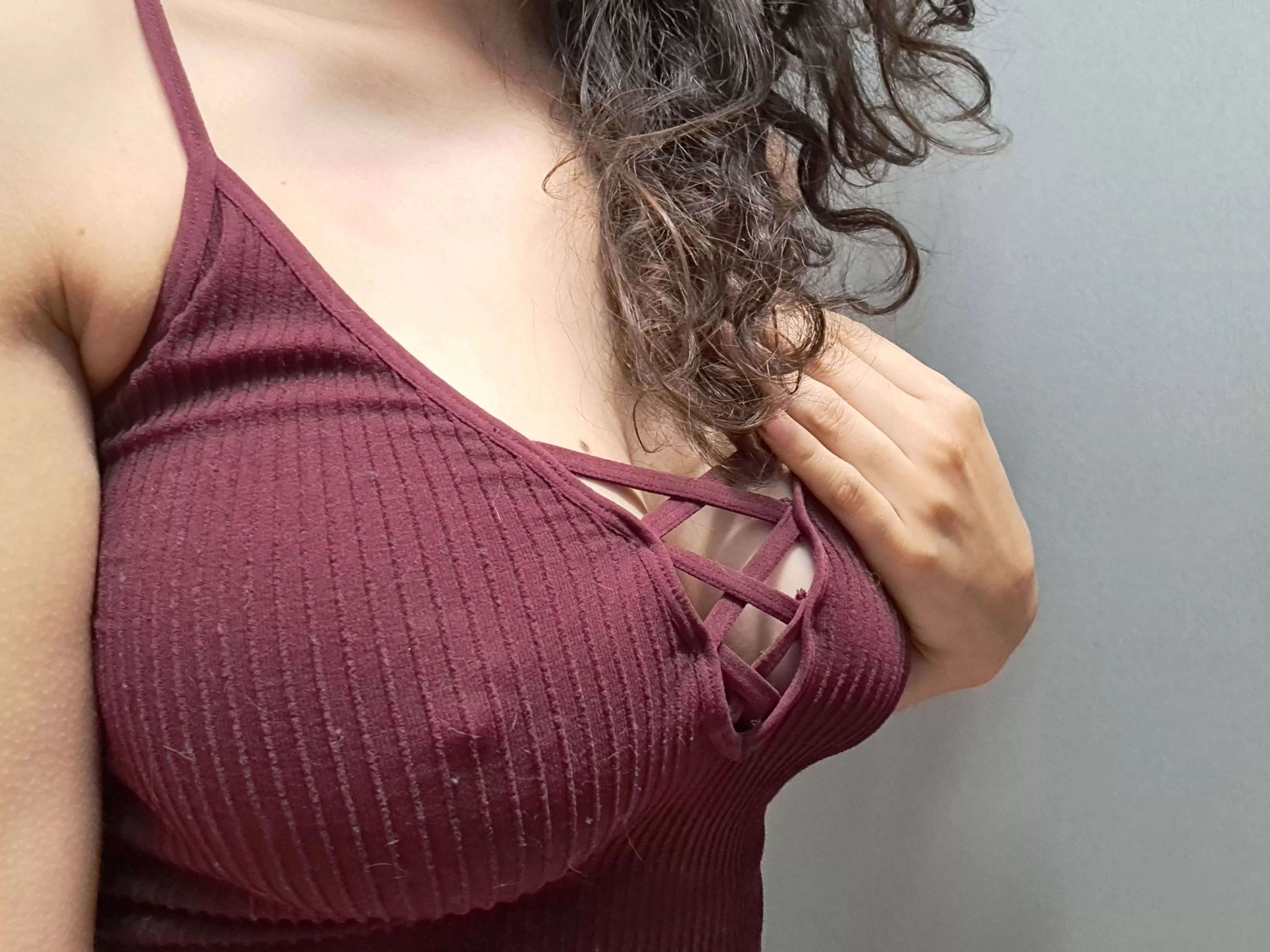 Running some errands braless posted by Zebi786