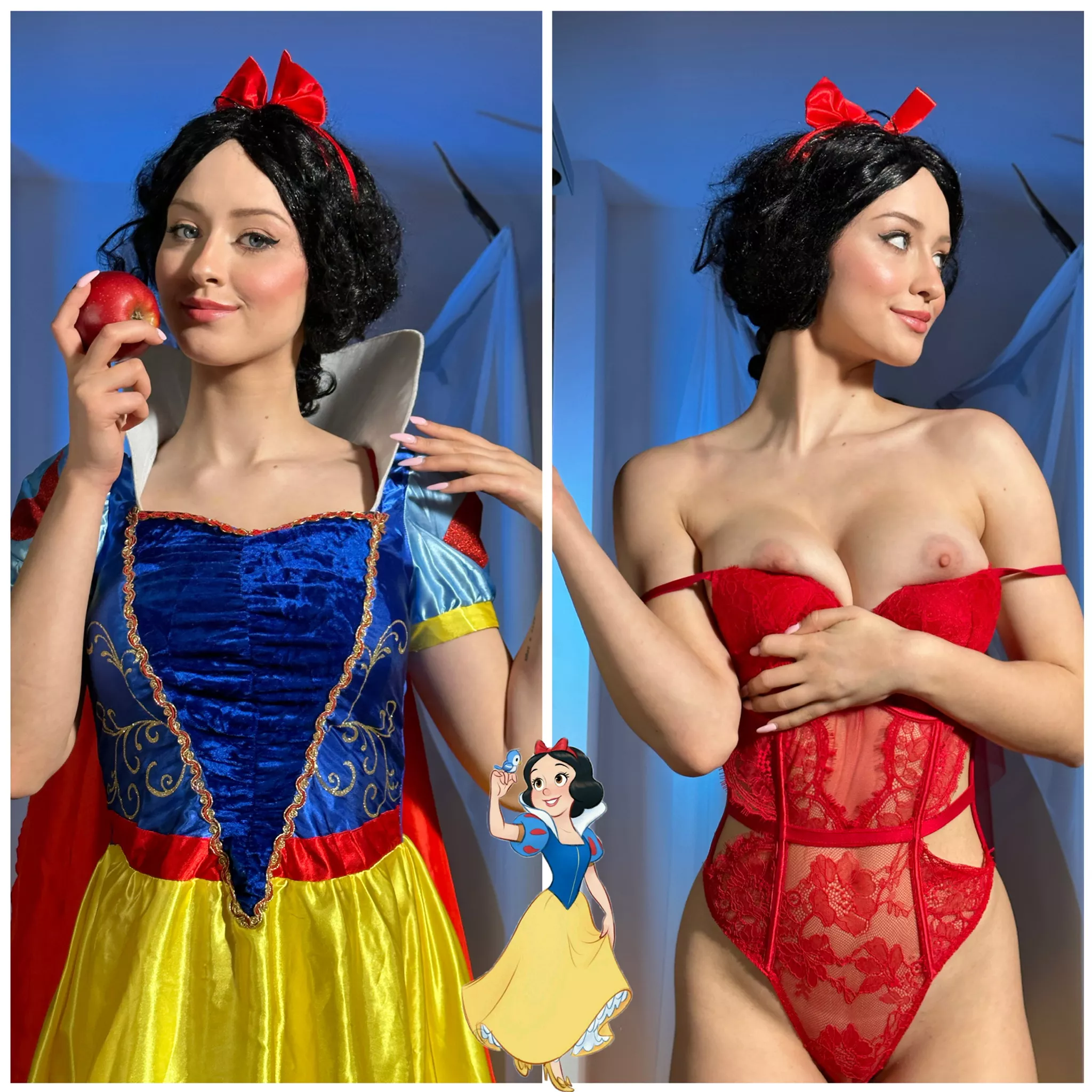 Snow white by lilpolishangel <3 posted by lilpolishangel