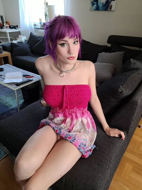 Accidentally flashing my pussy (balls) by slutty_violet