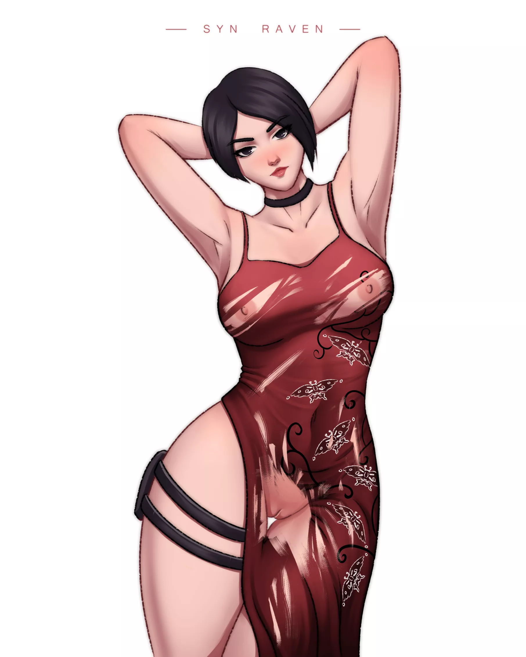 Ada Wong (fanart by me) [Resident Evil 4] posted by SynRaven_Art