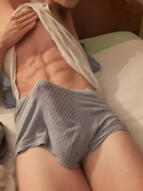 Always wake up sporting a morning bulge in this underwear by readytobustt