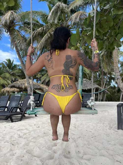 Asian beach booty! by honeybeenguyen-2-