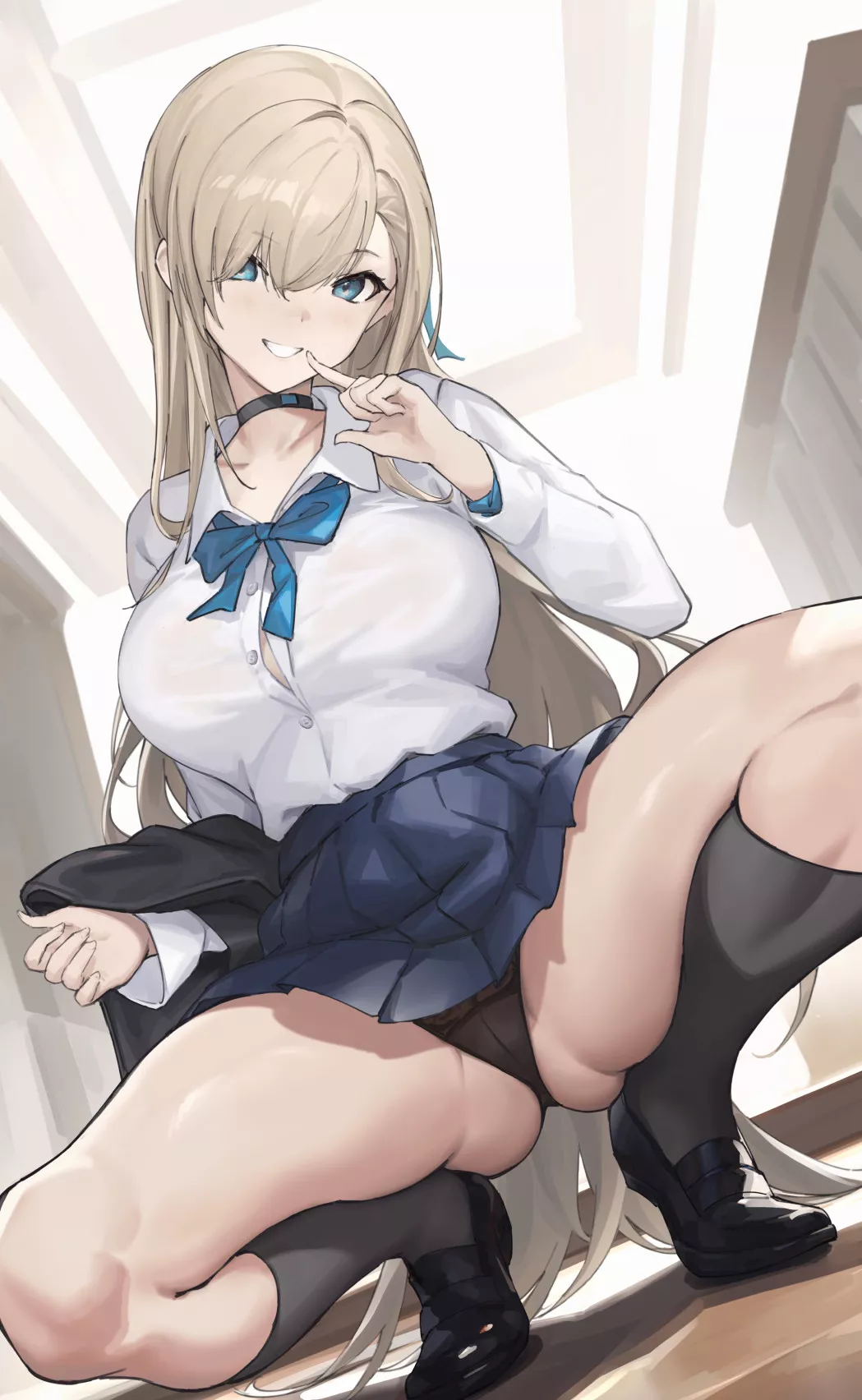 Asuna spreading her legs posted by kmlshblr