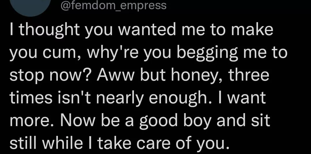 be a good boy for mommy hehe🥰 by femdom_world