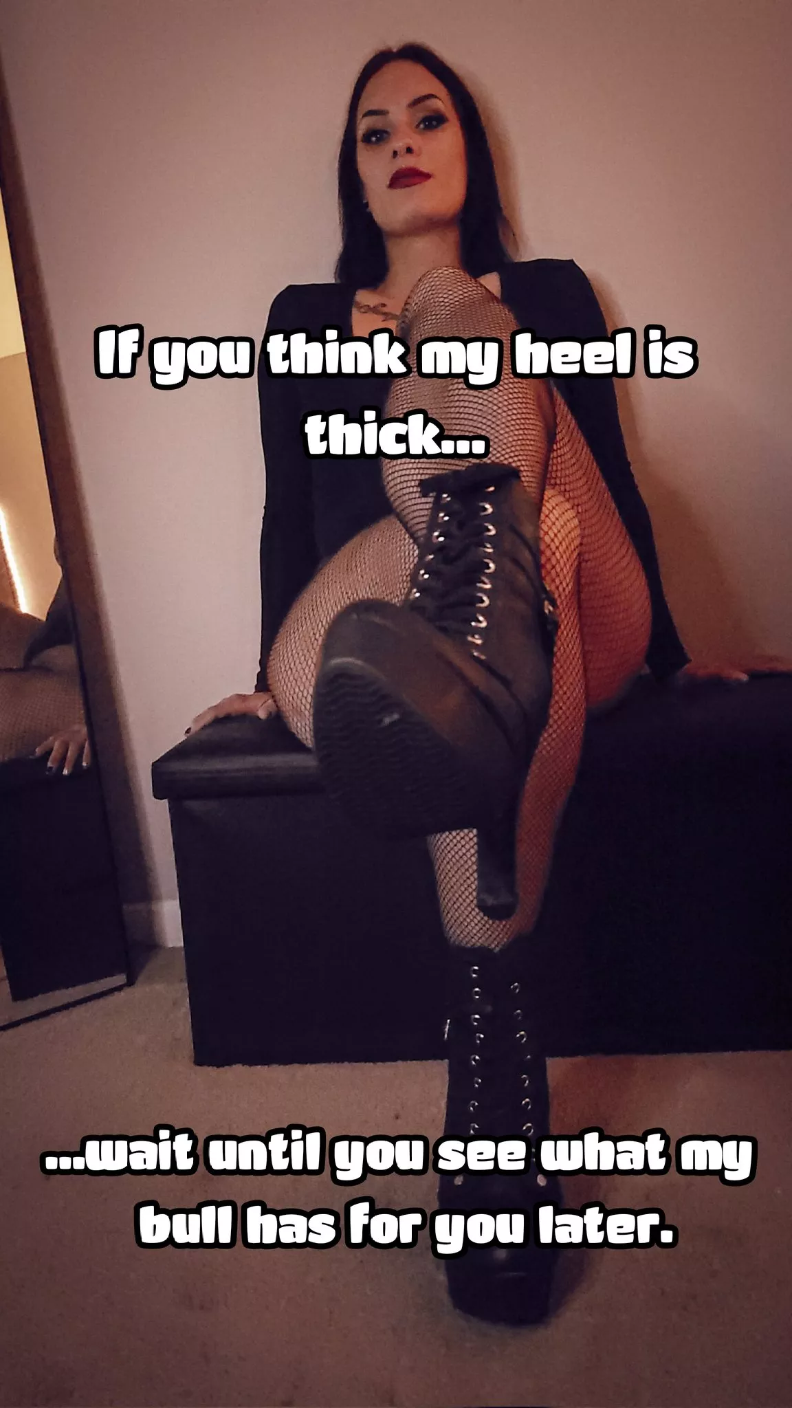 better start practicing. posted by MistressVeraOfficial