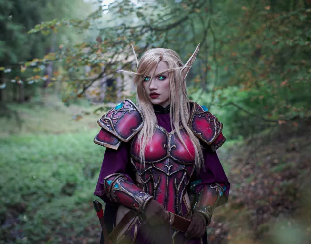 Blood elf female - World of Warcraft by Narga-Lifestream by Mission-Tiger-9972