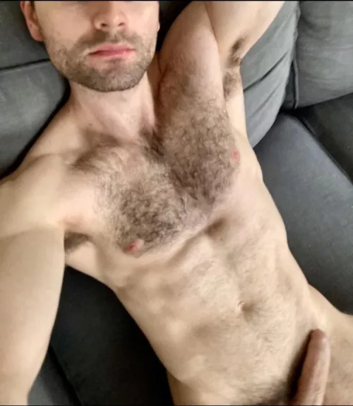 Chest hair warming in the afternoon sun, tickled by an afternoon breeze by J-Harker