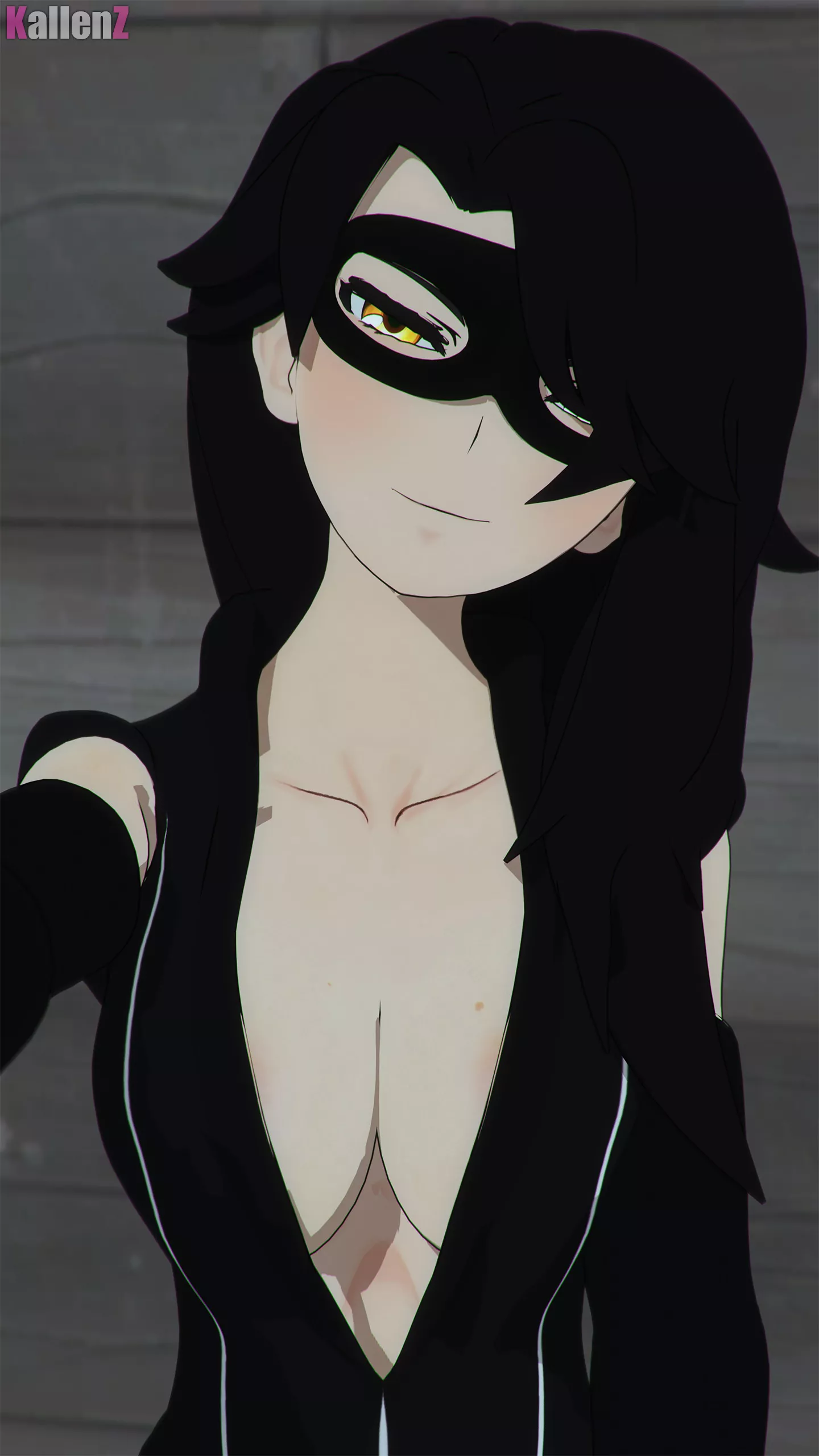 Cinder showing her assets ;) posted by Even-Collar-1629