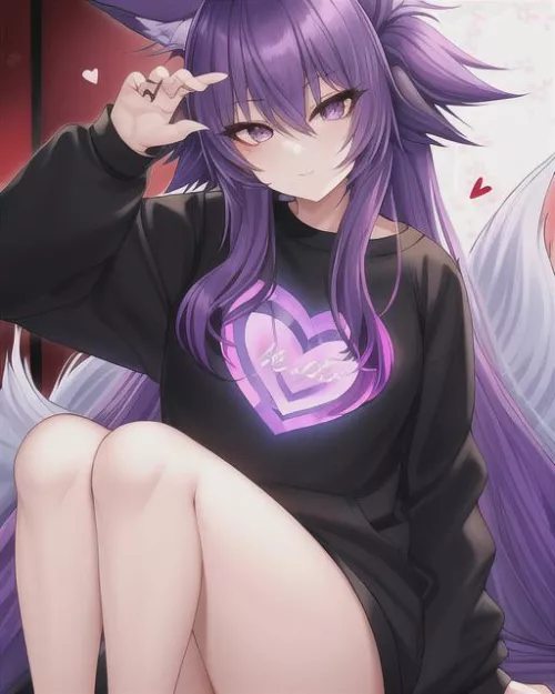 cute kitsune girlfriend<3 by FoxGirlZark