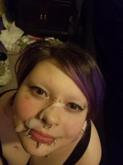 Drippin down the one side. by Toospookywitch