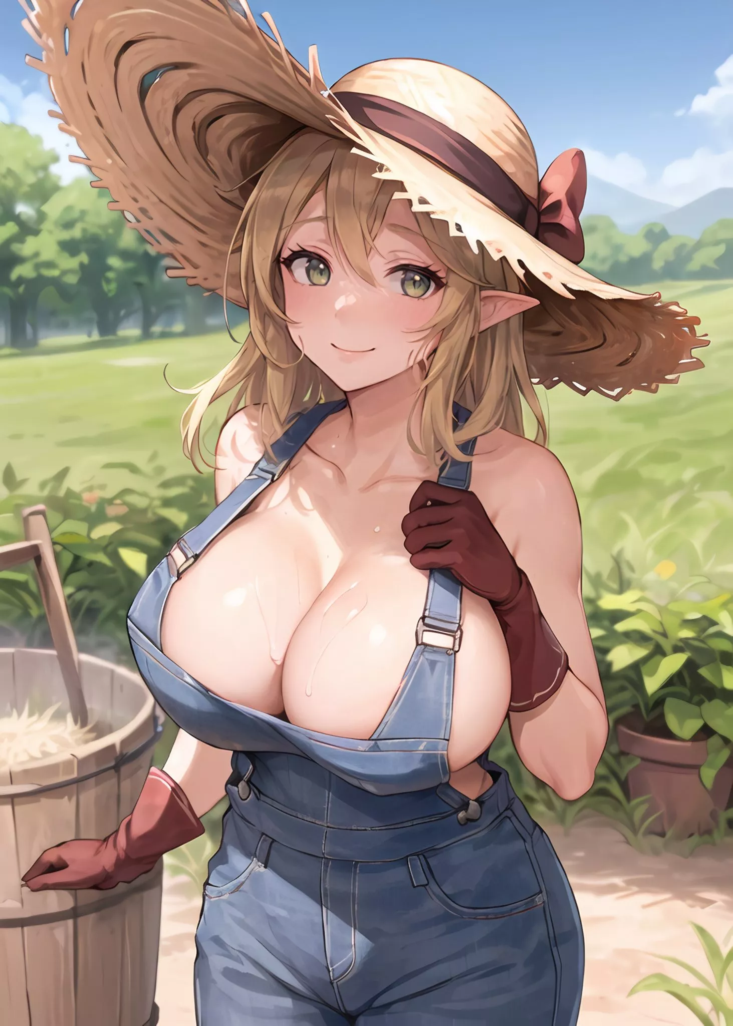 Farmer Elf Girl [AI] posted by CheetahSperm18