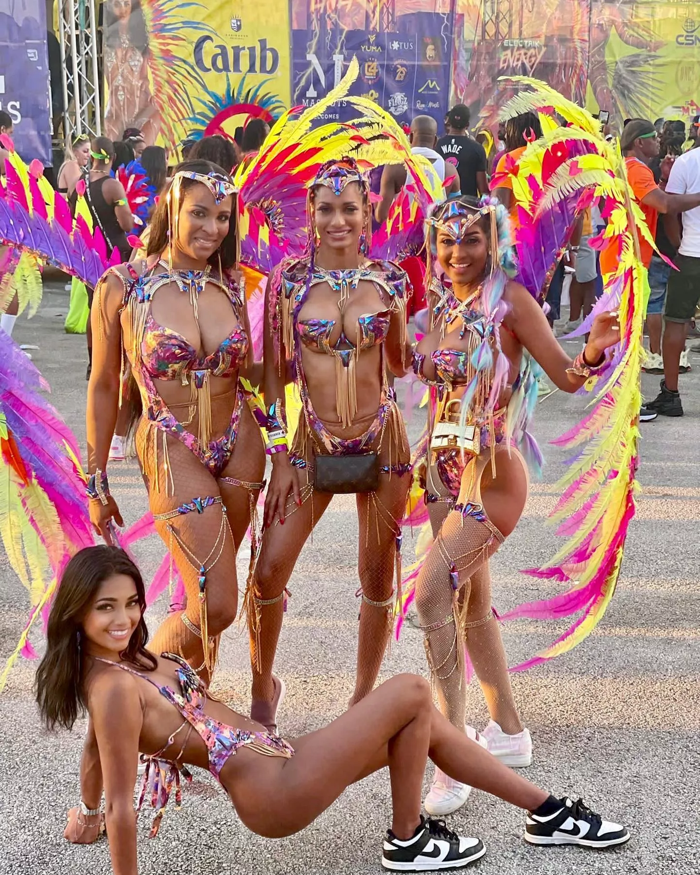 Four Posing At Local Carnival Celebration (IUTR) posted by JayHexxx