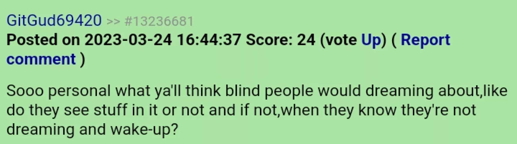 Great question, horrible place by tanukinhowastaken