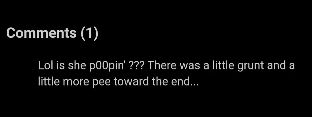 Guess she couldn't hold it in posted by SkylineDrifter69