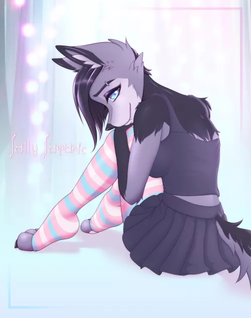 Happy Trans Day of Visibility (Art by me) by SallySatanic